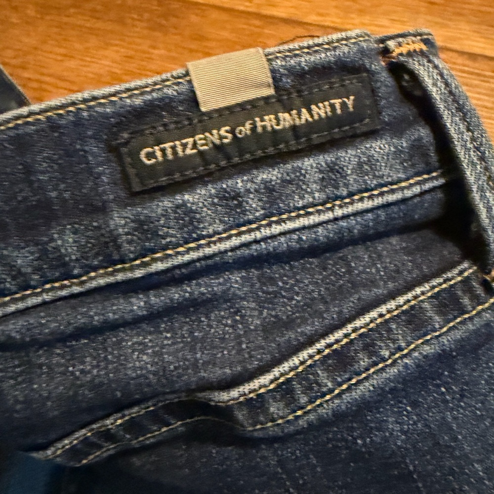 COH Emerson Slim Boyfriend 27" Button Fly Cropped Ankle Jeans Blue Ridge size 29 - Picture 13 of 14
